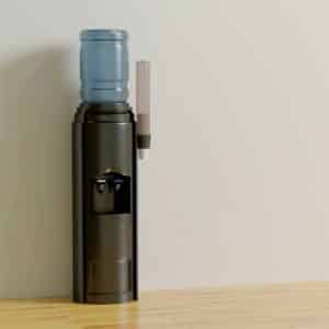 dispenser acqua con boccione per uffici