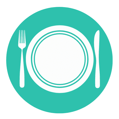 icona di un piatto per depuratore acqua ristoranti
